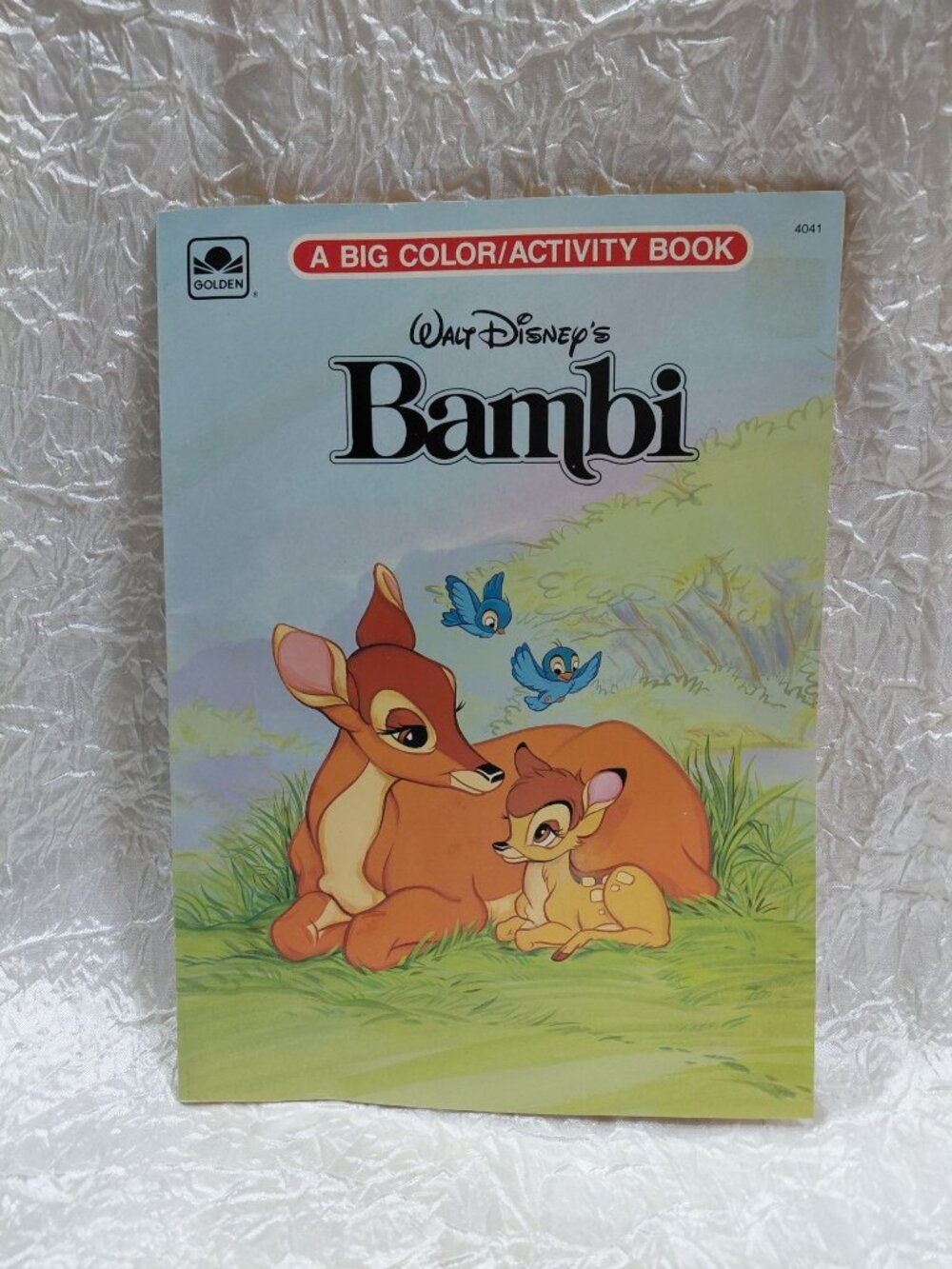 Walt Disneys Bambi Big Color Activity Book 1993 Golden Publishing Vintage